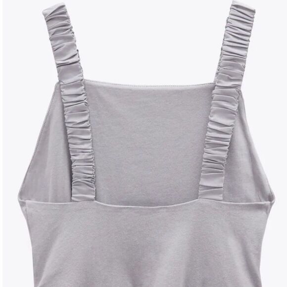 ZARA LONG MATCHING DRESS - Picture 4 of 5